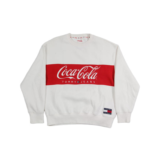 Coca Cola Tommy Jeans Sweater white red