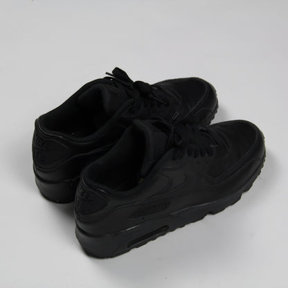 Nike Air Max 90 Triple black Leather Womens 2017