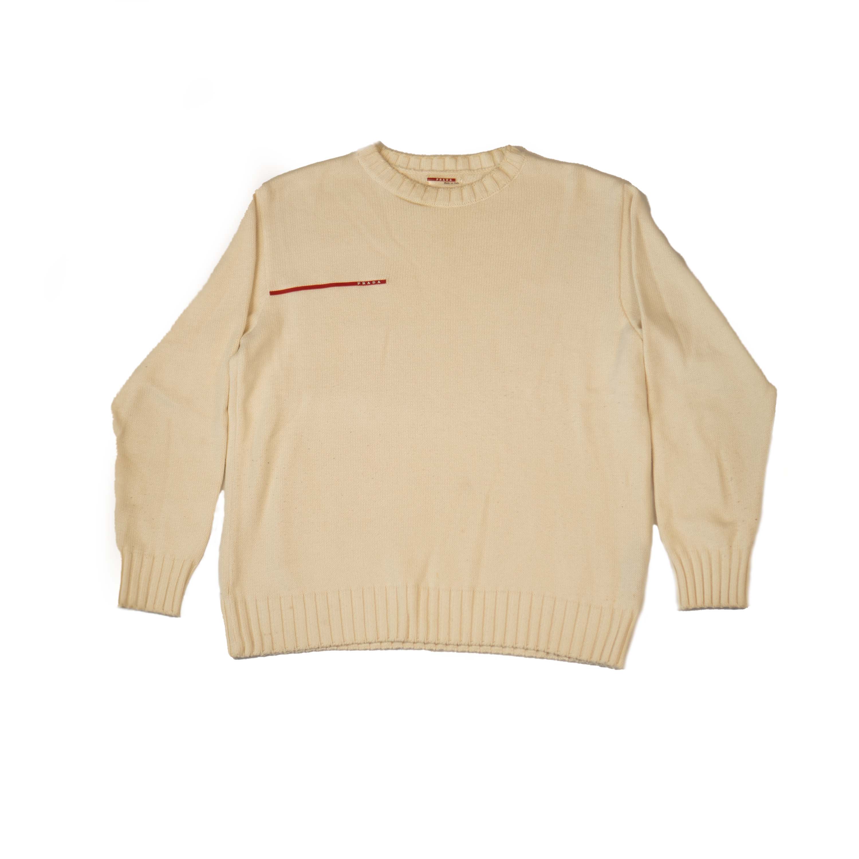 Prada Linea Rossa Knit Sweater 2000s