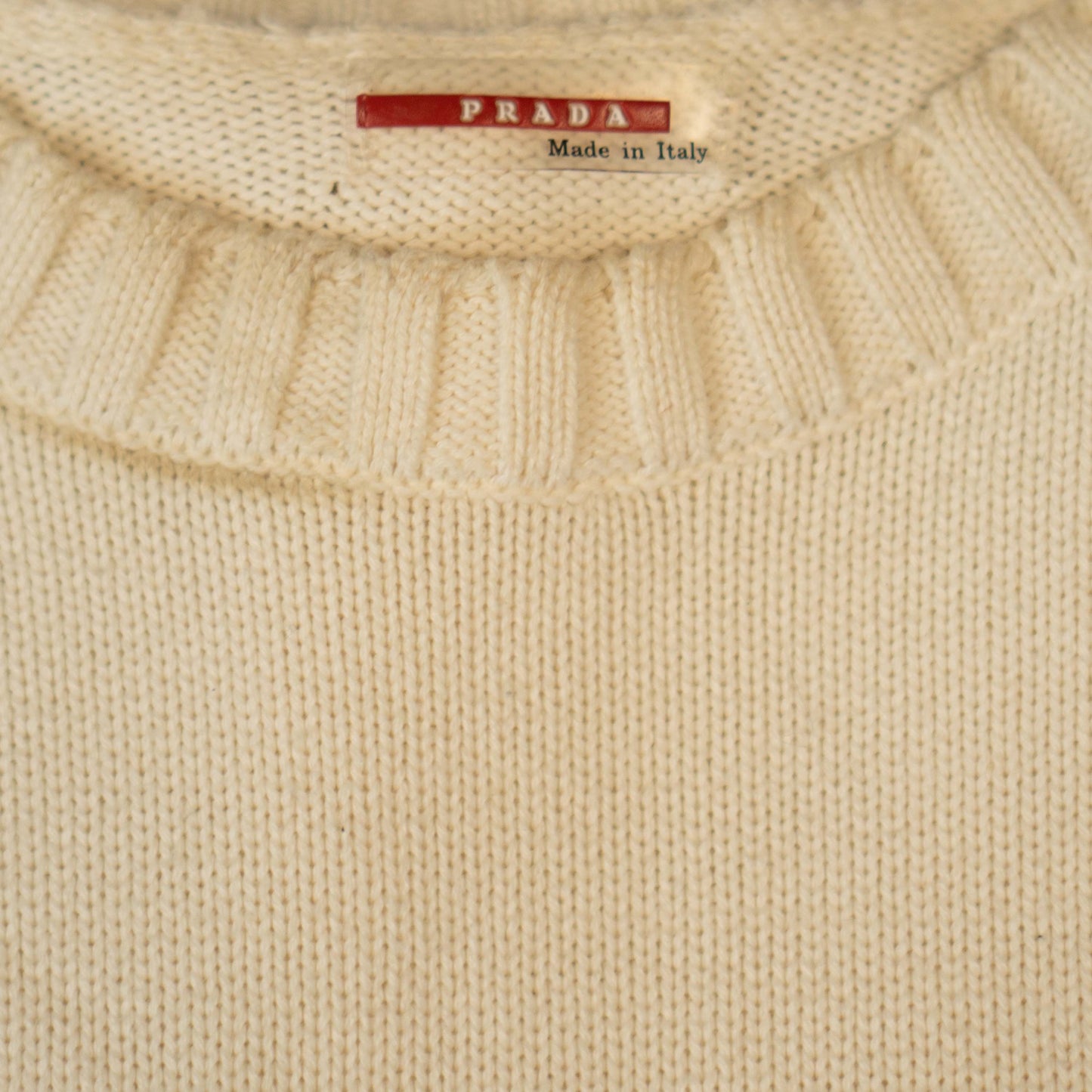 Prada Linea Rossa Knit Sweater 2000s